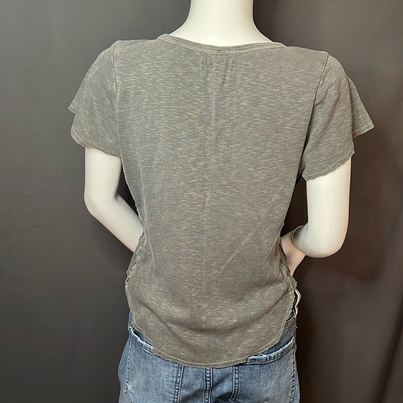 Lucky Brand - L - Grey Crewneck and Half Button Down Top - Picture 4 of 10
